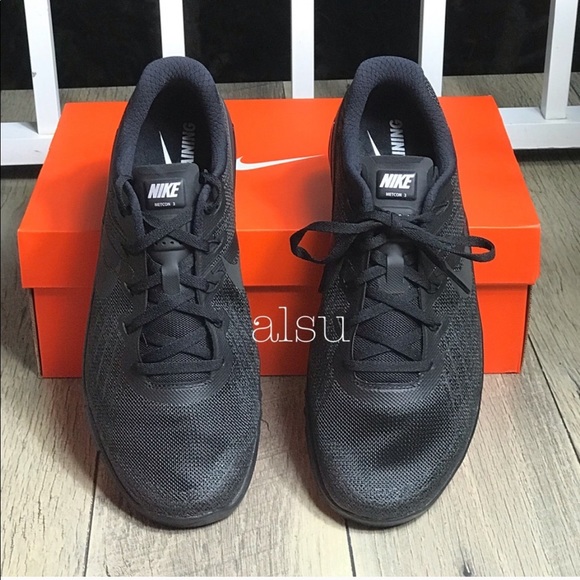 NWT Nike Metcon 3 Black M AUTHENTIC - Picture 5 of 7